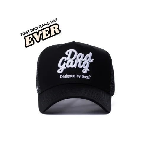 Dad Gang Trucker - Black/White